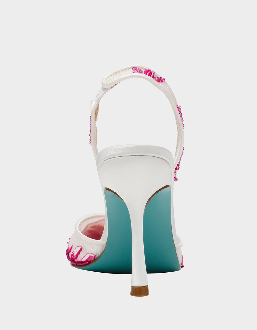 Betsey Johnson PATCH FUCHSIA Pointed-Toe Heel