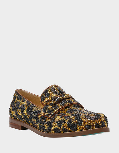 Betsey Johnson ARON LEOPARD Loafers