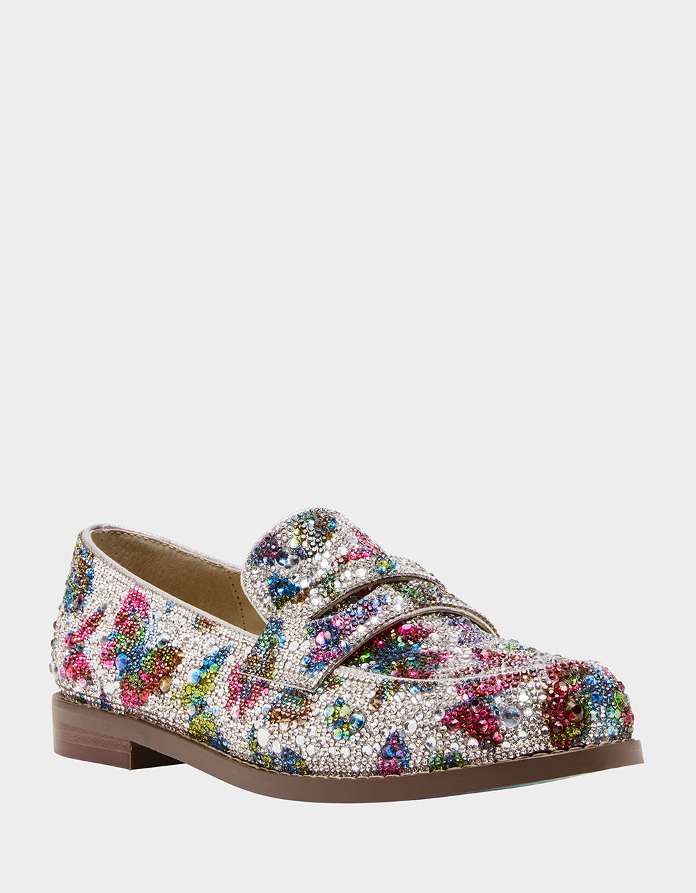 Betsey Johnson ARON SILVER BUTTERFLY Loafers