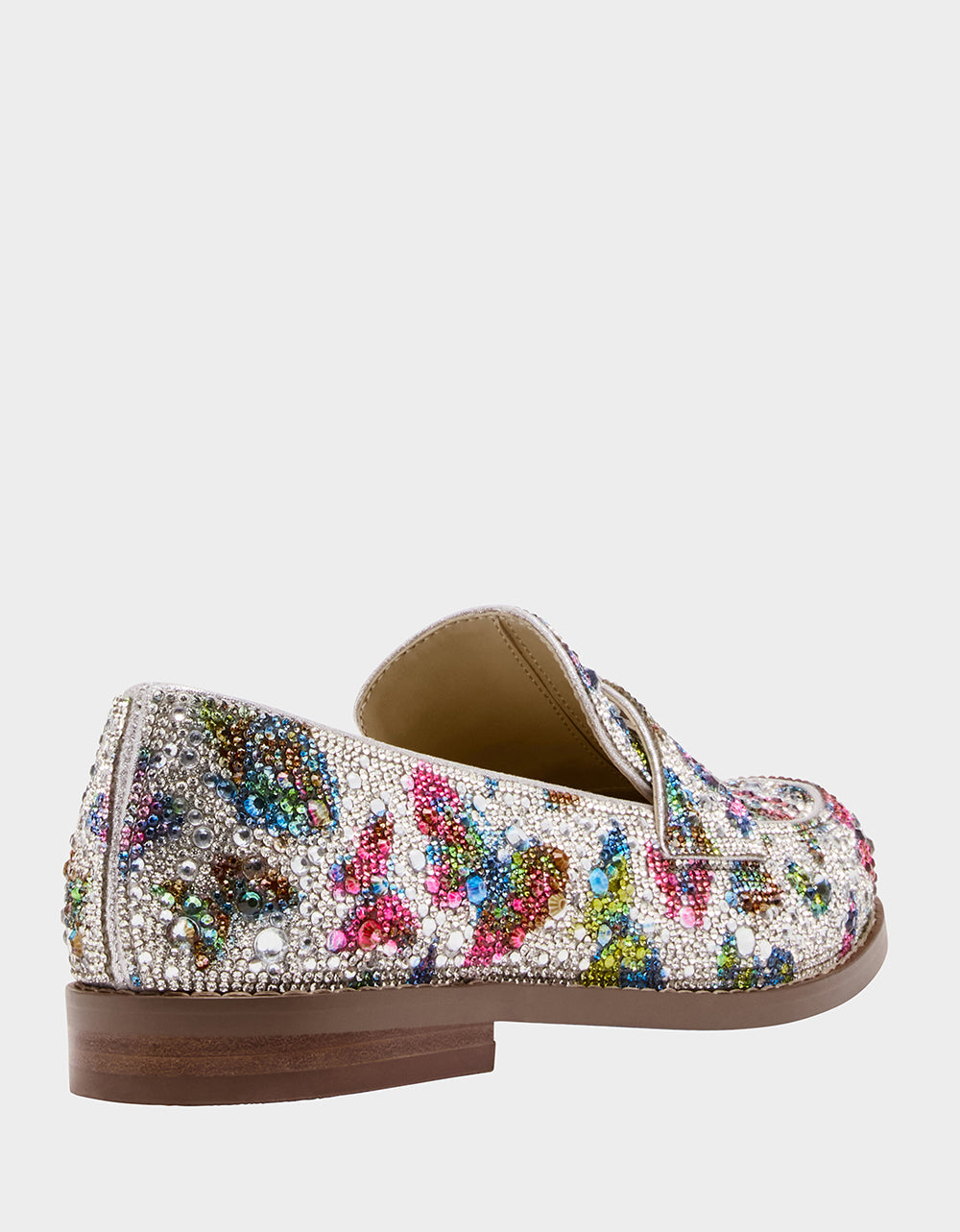 Betsey Johnson ARON SILVER BUTTERFLY Loafers