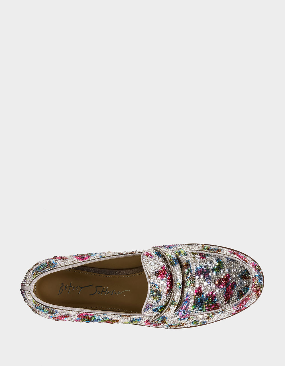 Betsey Johnson ARON SILVER BUTTERFLY Loafers