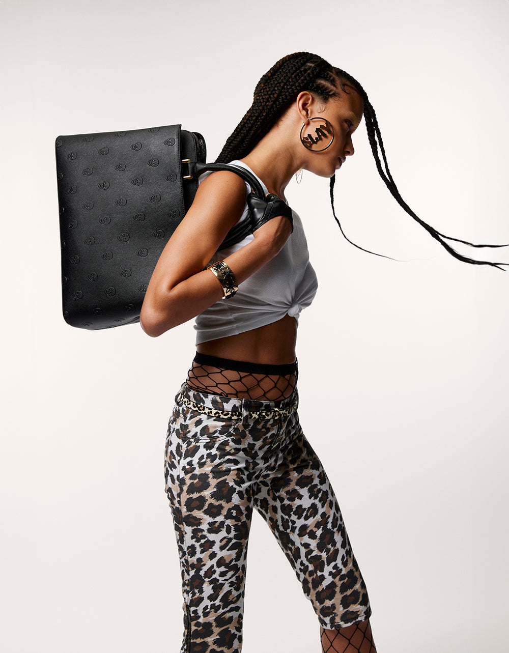 Betsey Johnson SKULLICIOUS SATCHEL Black Bag
