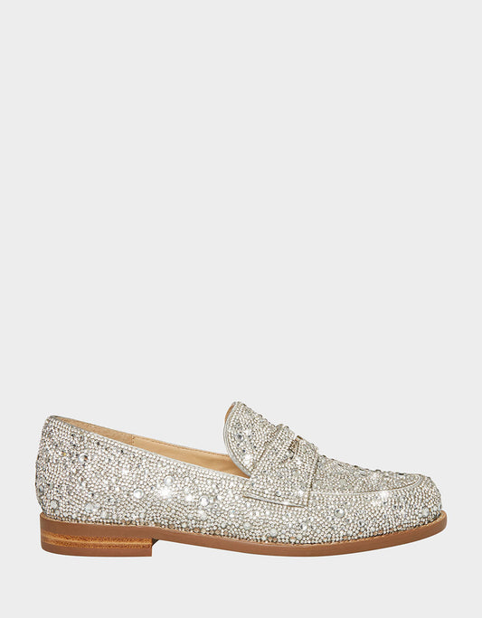 Betsey Johnson ARON SILVER Loafers