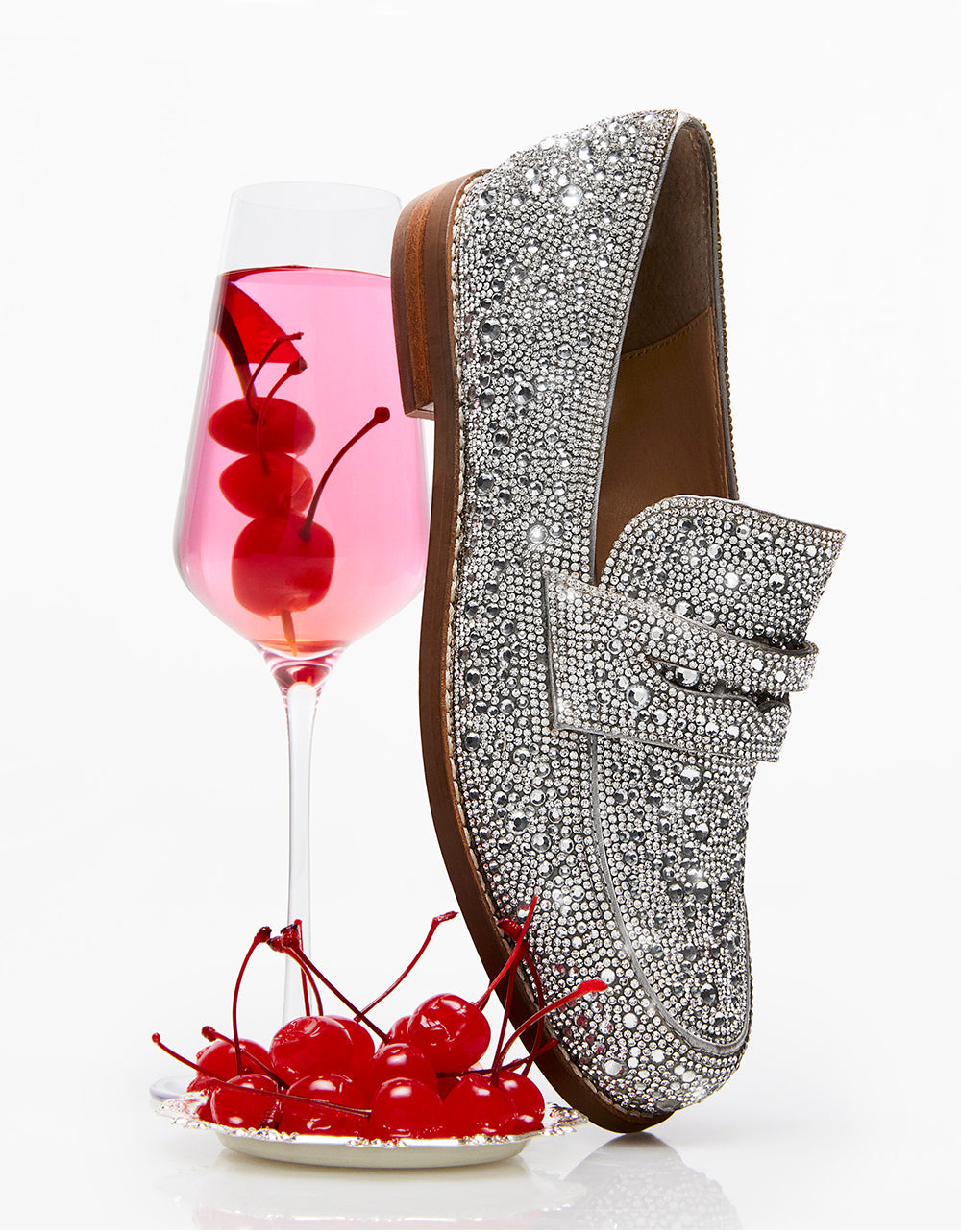 Betsey Johnson ARON SILVER Loafers