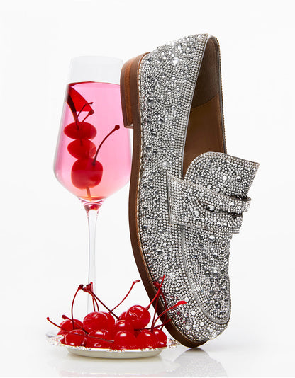 Betsey Johnson ARON SILVER Loafers