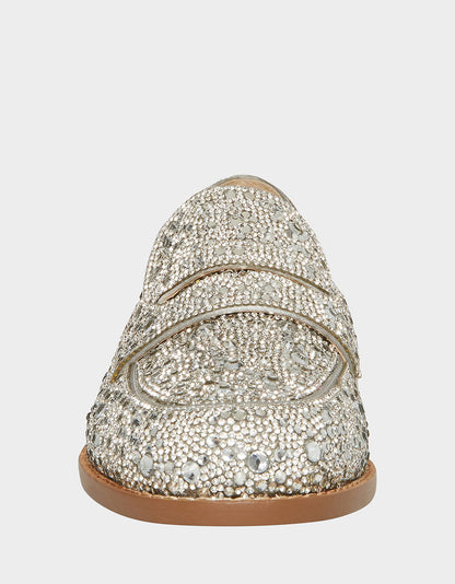 Betsey Johnson ARON SILVER Loafers