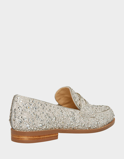 Betsey Johnson ARON SILVER Loafers