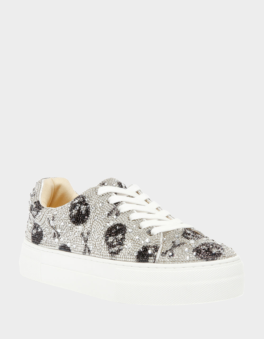 Betsey Johnson SIDNY SKULLS Rhinestone Sneaker