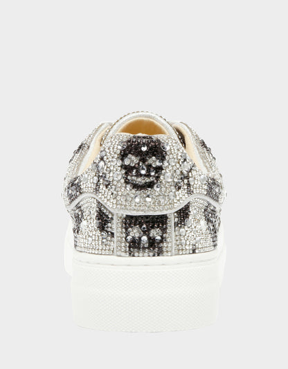 Betsey Johnson SIDNY SKULLS Rhinestone Sneaker