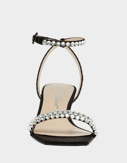 Betsey Johnson STONE BLACK Bridal Heels