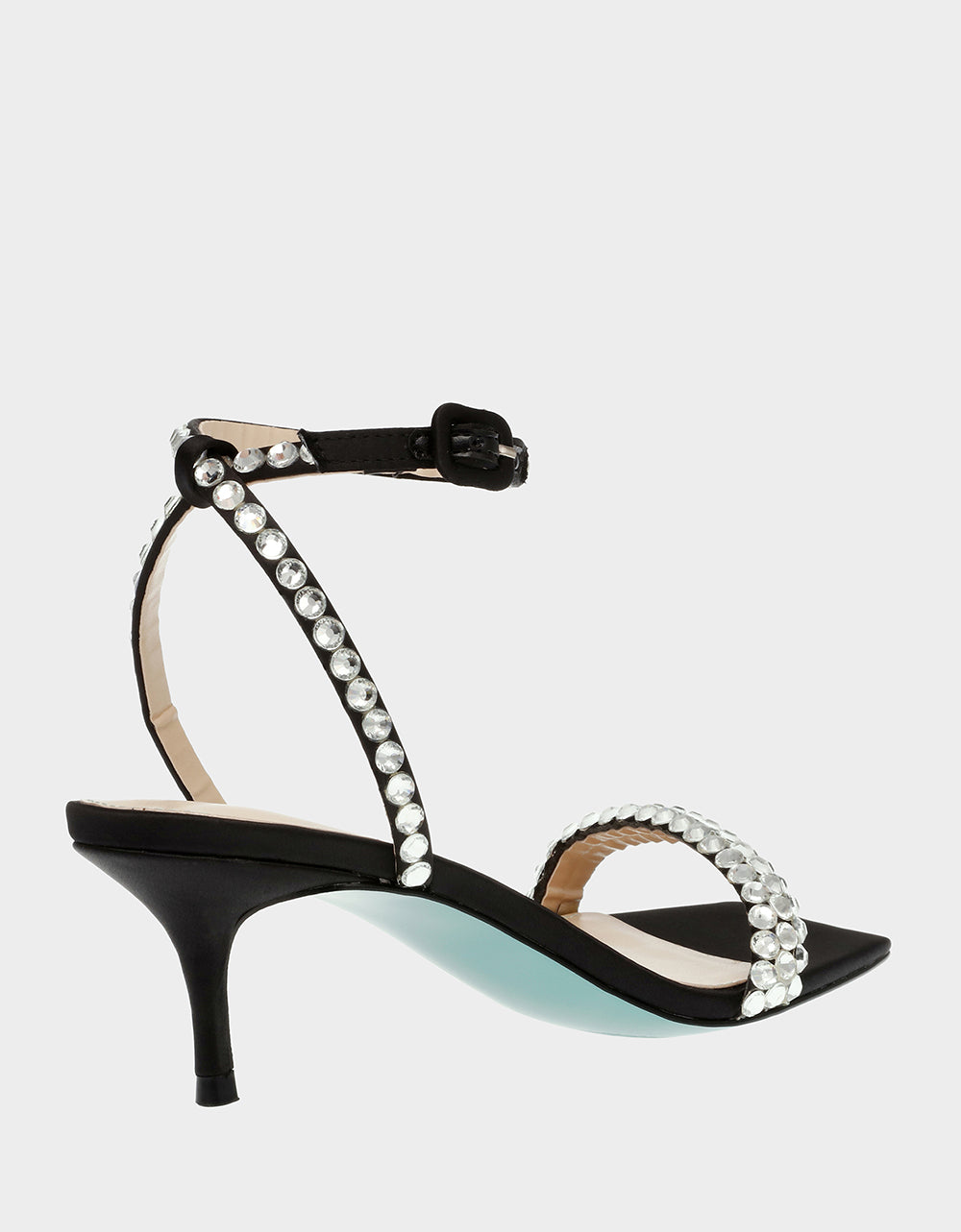 Betsey Johnson STONE BLACK Bridal Heels