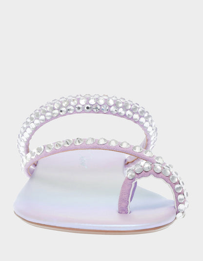 Betsey Johnson SILAS LAVENDER Strappy Sandals