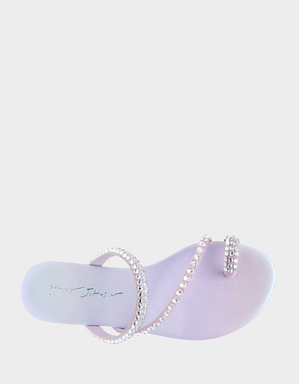 Betsey Johnson SILAS LAVENDER Strappy Sandals