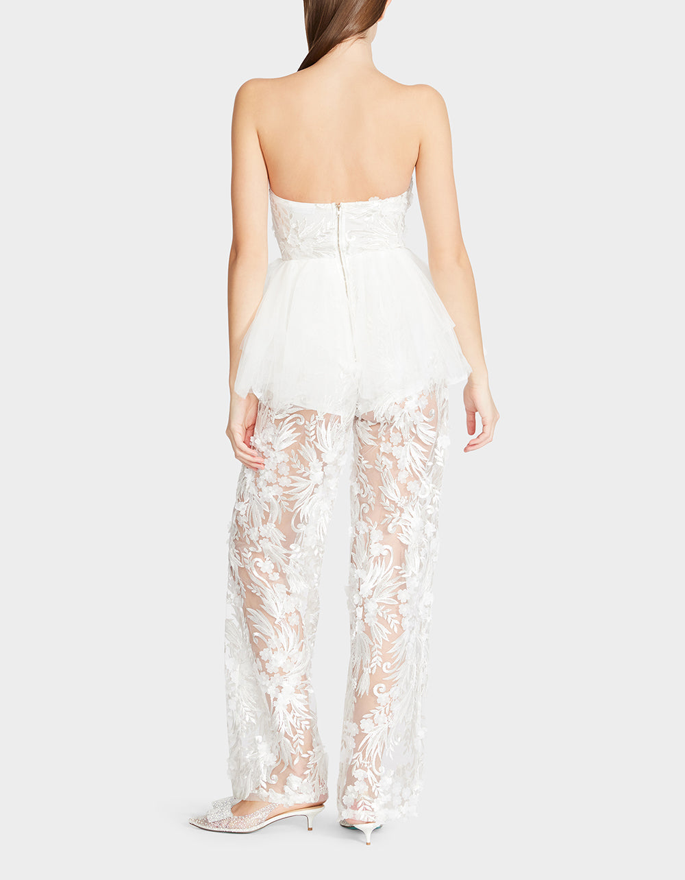 Betsey Johnson JENNA JUMPSUIT WHITE