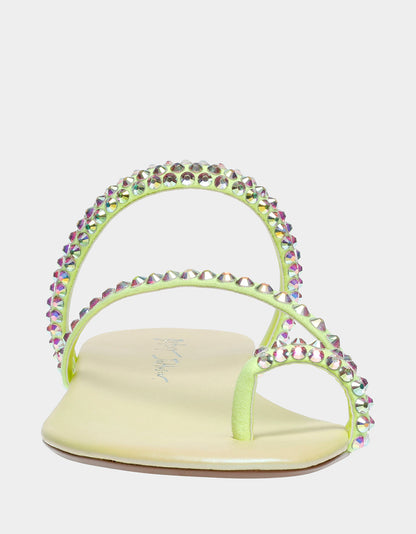 Betsey Johnson SILAS LIME Strappy Sandals