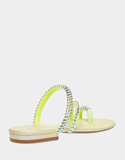 Betsey Johnson SILAS LIME Strappy Sandals