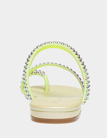 Betsey Johnson SILAS LIME Strappy Sandals