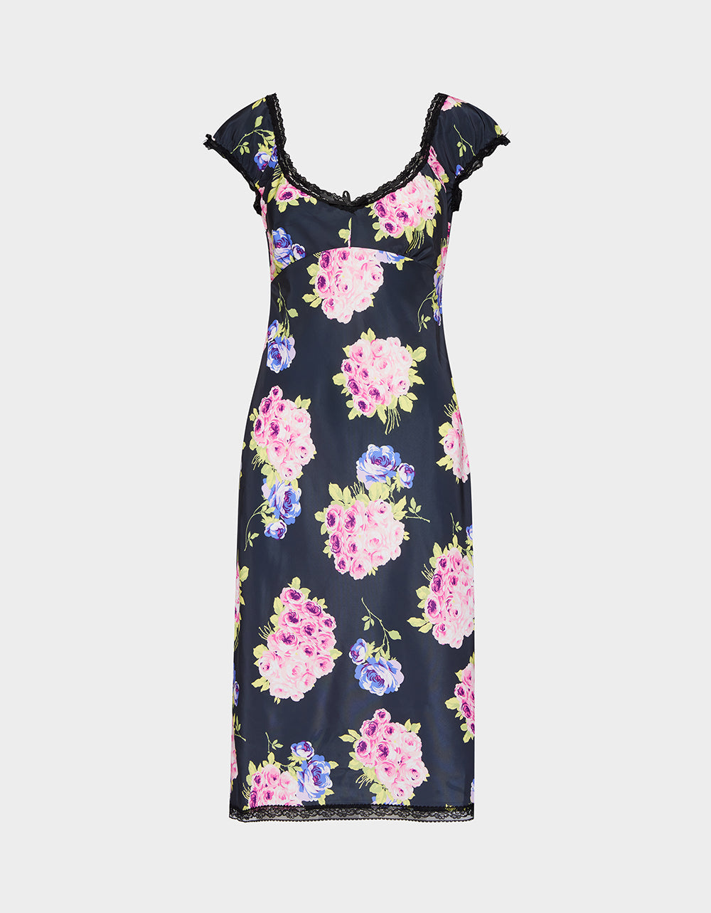 Betsey Johnson MALIBU MIDI DRESS BLACK
