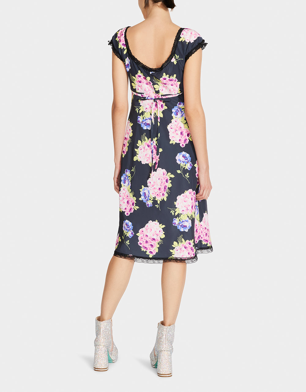 Betsey Johnson MALIBU MIDI DRESS BLACK