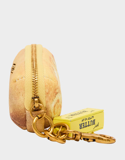 Betsey Johnson BREAD DANGLE BAG CHARM MULTI