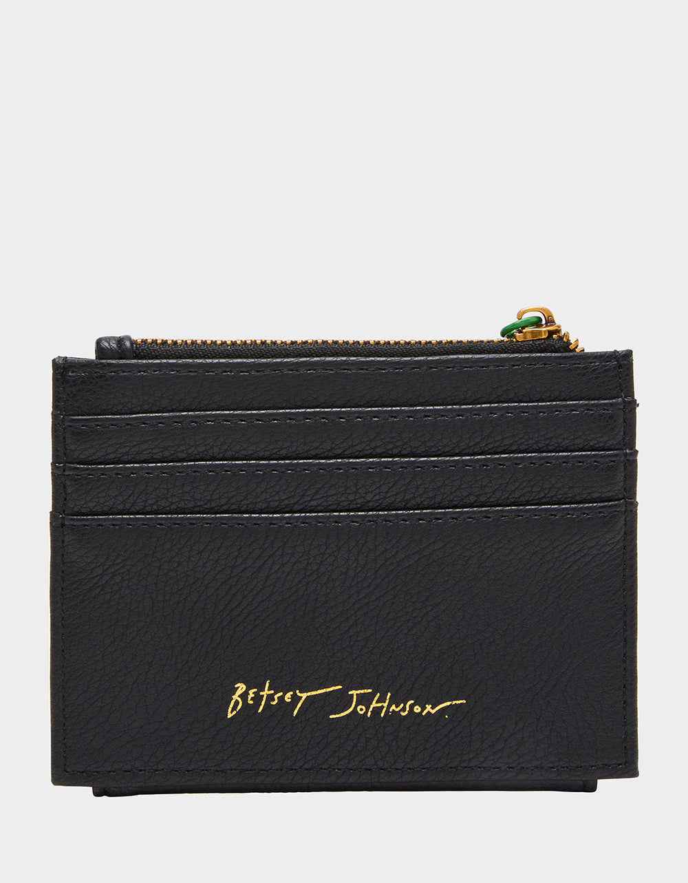 Betsey Johnson BLARNEY WALLET BLACK/MULTI Women's St.Patrick's Day Clover Wallet