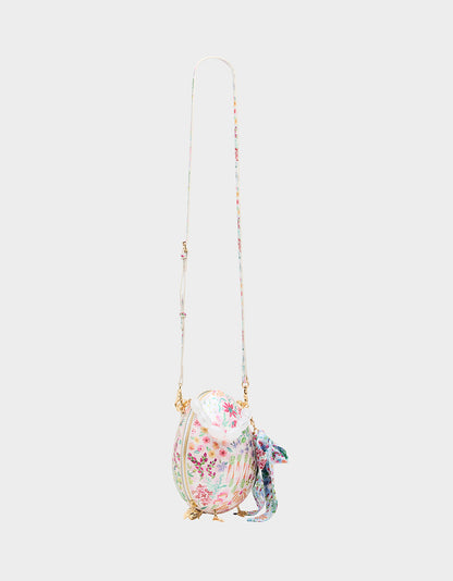 Betsey Johnson THE PLOT CHICKENS MULTI Women's Kitsch Beaded Strap Crossbody Handbag