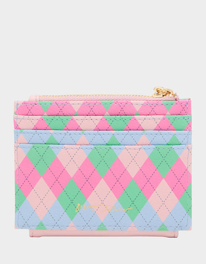 Betsey Johnson 19TH HOLE WALLET PINK MULTI Bifold Golf Women's Wallet