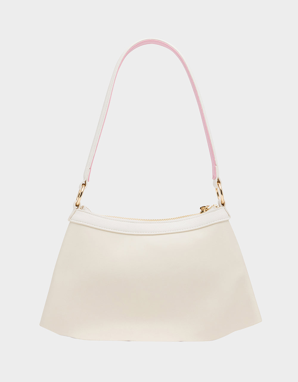 Betsey Johnson I SEE LONDON, I SEE FRANCE CREAM Women's Kitsch Shoulder Bag Ruffles Handbag