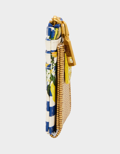 Betsey Johnson ZEST FOR LIFE WALLET NATURAL Bifold Lemon Women's Wallet