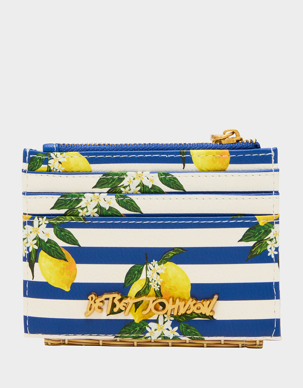 Betsey Johnson ZEST FOR LIFE WALLET NATURAL Bifold Lemon Women's Wallet