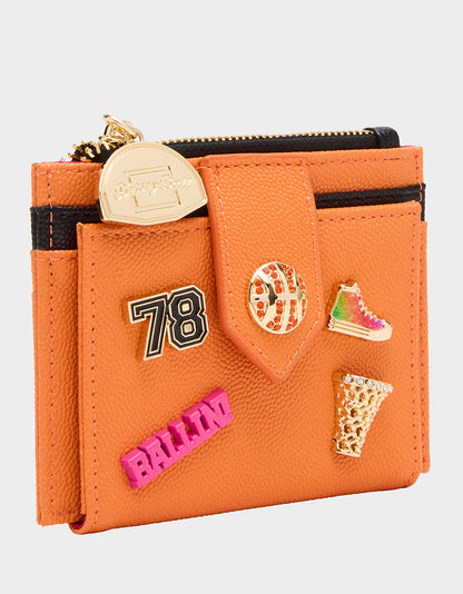 Betsey Johnson THE SLAM DUNK BUNDLE Women's Rhinestone Basketball Sneaker and Wallet Set