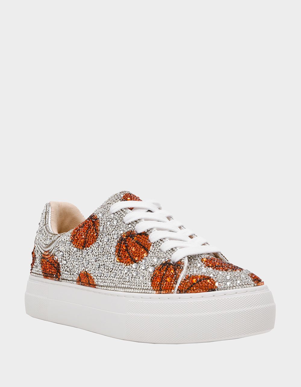 Betsey Johnson THE SLAM DUNK BUNDLE Women's Rhinestone Basketball Sneaker and Wallet Set