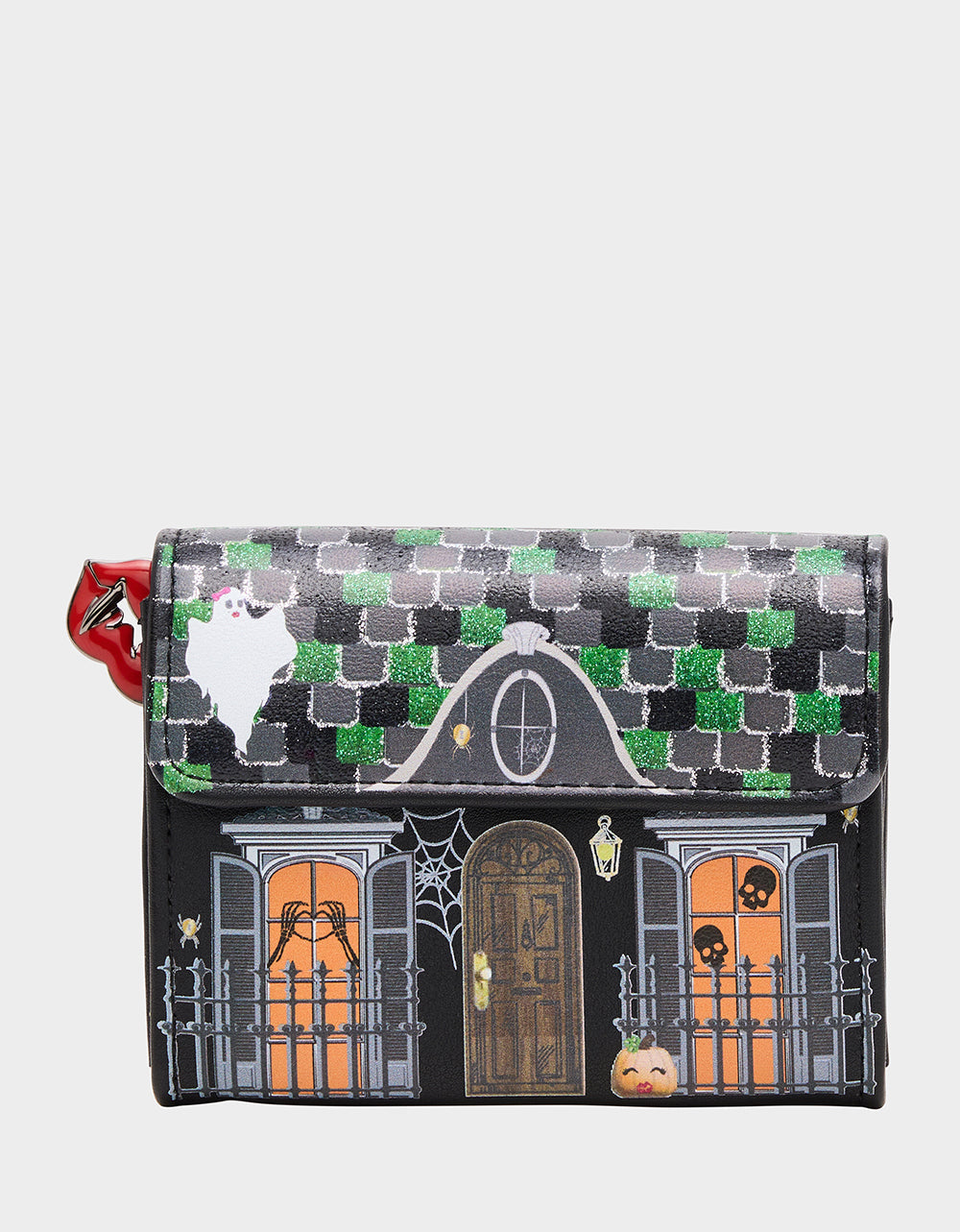 Betsey Johnson FOREVER HOME WALLET BLACK/MULTI Women's Halloween-Themed Wallet