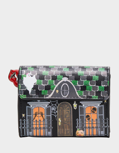 Betsey Johnson FOREVER HOME WALLET BLACK/MULTI Women's Halloween-Themed Wallet