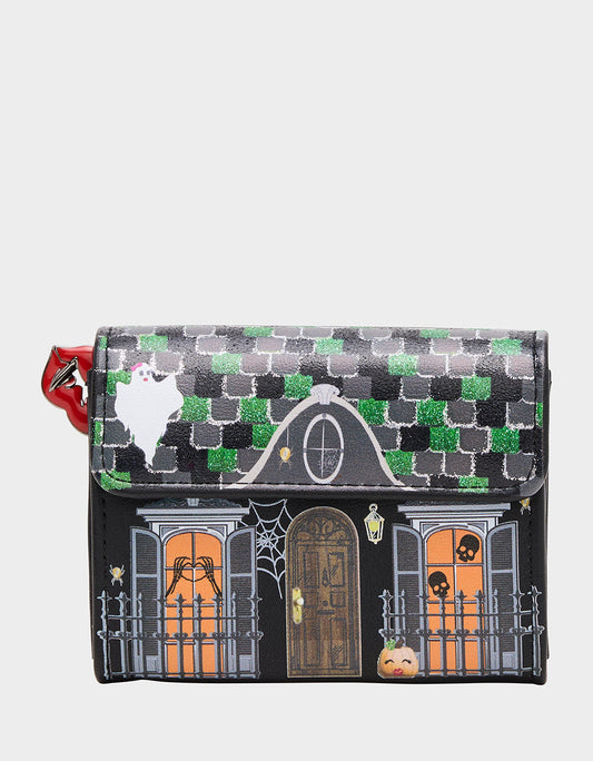 Betsey Johnson FOREVER HOME WALLET BLACK/MULTI Women's Halloween-Themed Wallet