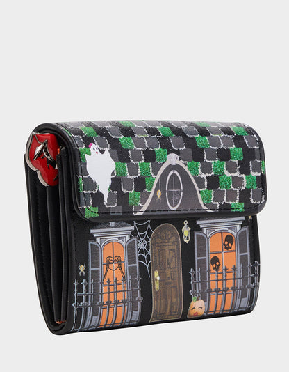 Betsey Johnson FOREVER HOME WALLET BLACK/MULTI Women's Halloween-Themed Wallet