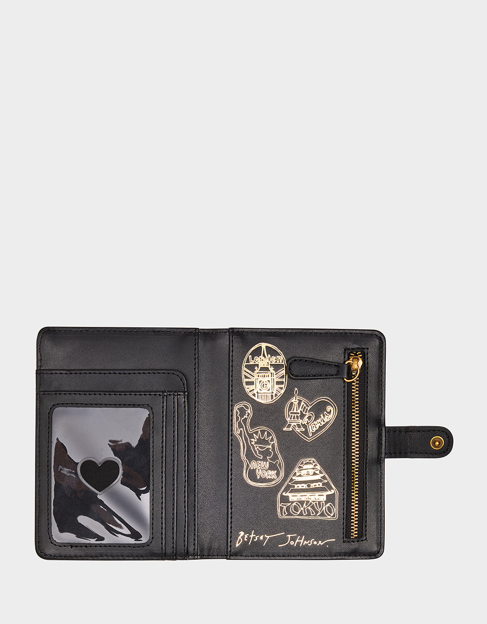 Betsey Johnson FOREVER HOME WALLET BLACK/MULTI Women's Halloween-Themed Wallet