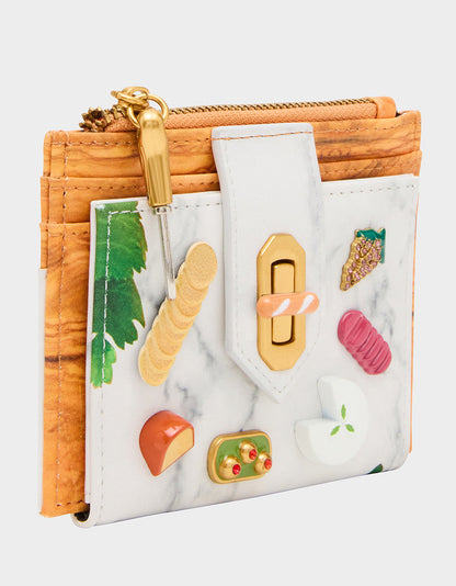 Betsey Johnson KITSCH CHAR-CUTE-ERIE BIFOLD WALLET MULTI Women's Food Themed Bifold Wallet