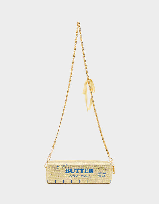 Betsey Johnson KITSCH SPREAD IT ON YELLOW