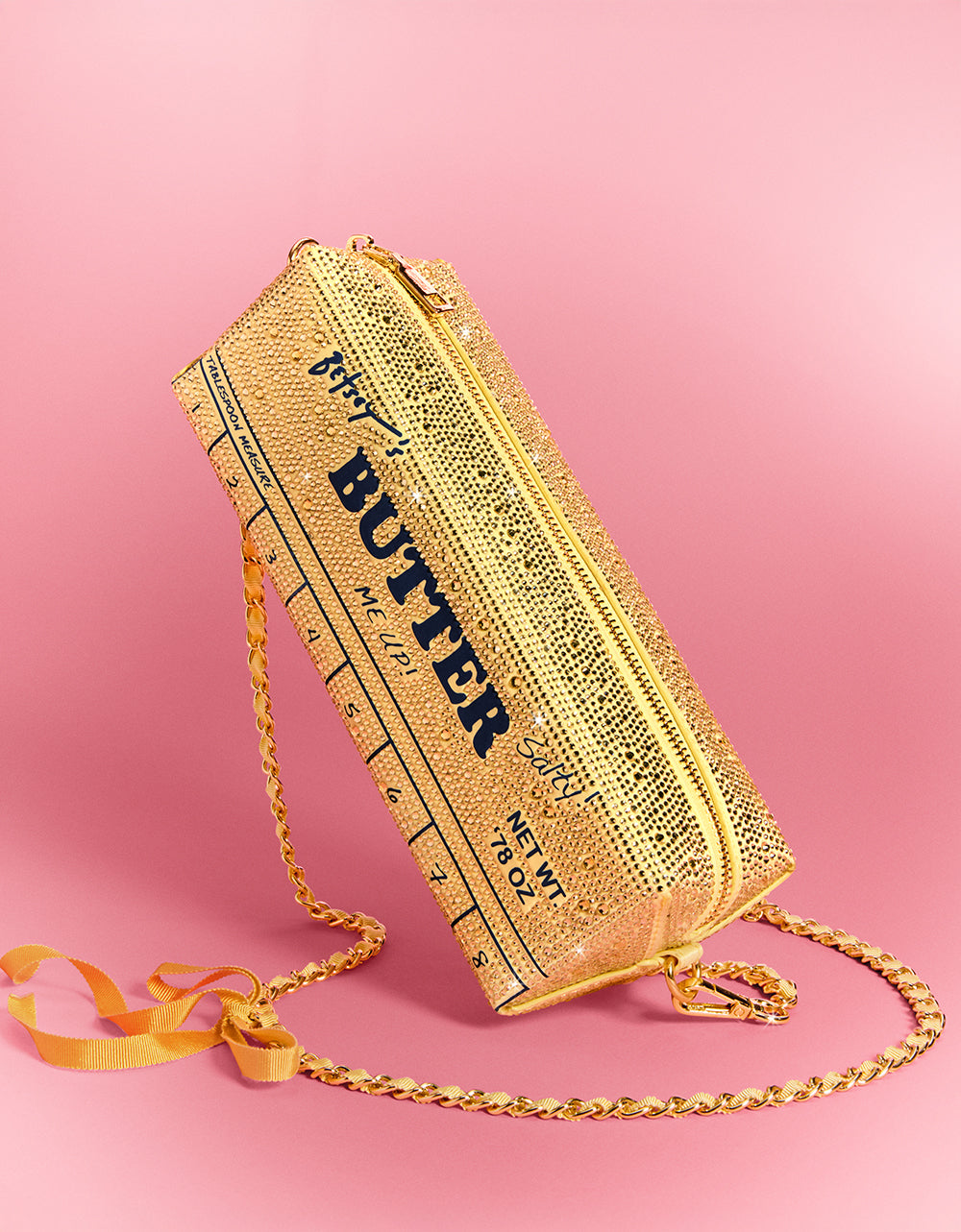 Betsey Johnson KITSCH SPREAD IT ON YELLOW