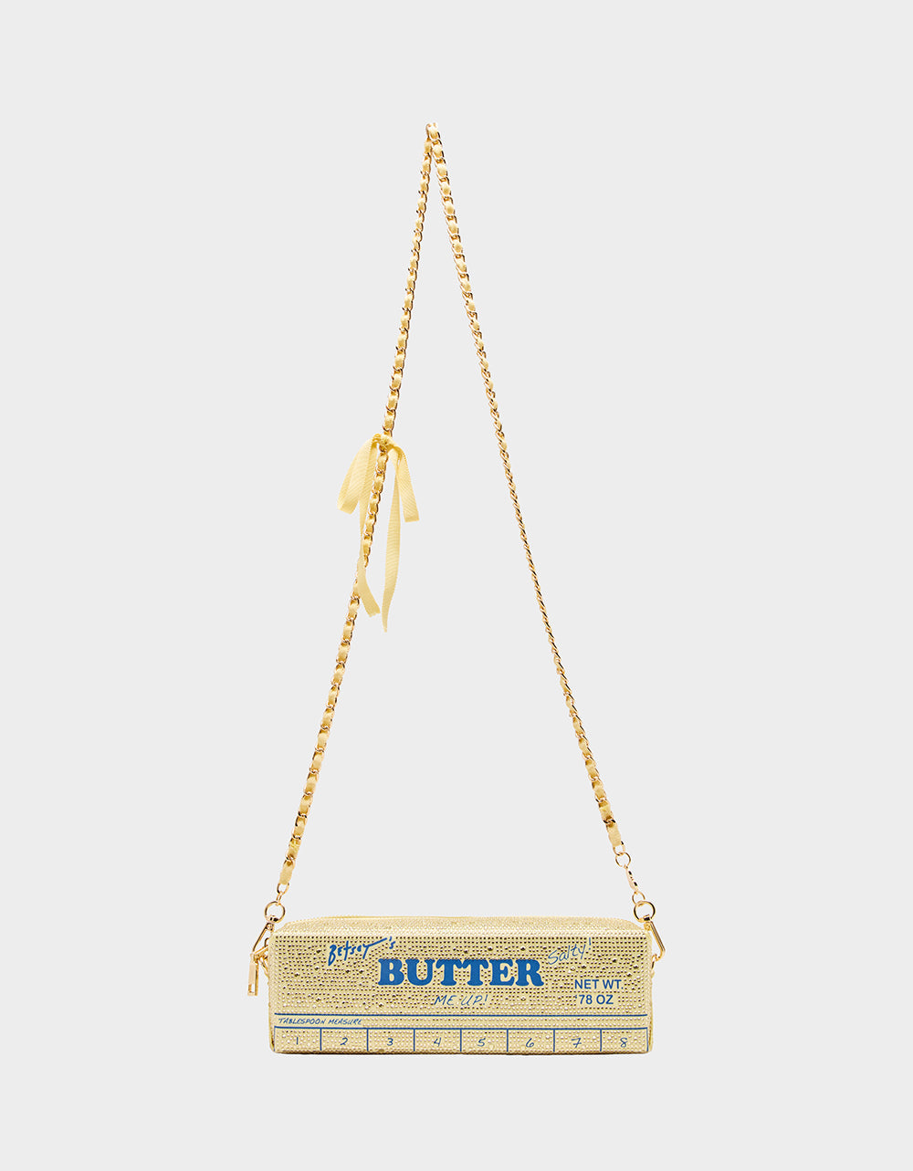 Betsey Johnson KITSCH SPREAD IT ON YELLOW
