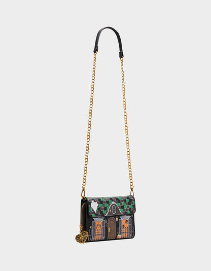 Betsey Johnson FOREVER HOME WALLET ON CHAIN BLACK/MULTI Women's Halloween-Themed House Wallet