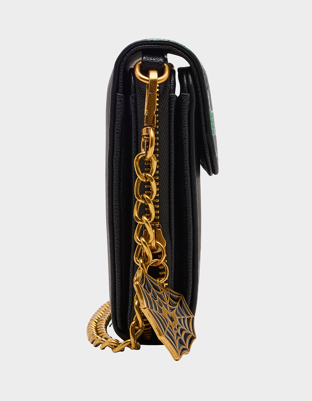 Betsey Johnson FOREVER HOME WALLET ON CHAIN BLACK/MULTI Women's Halloween-Themed House Wallet