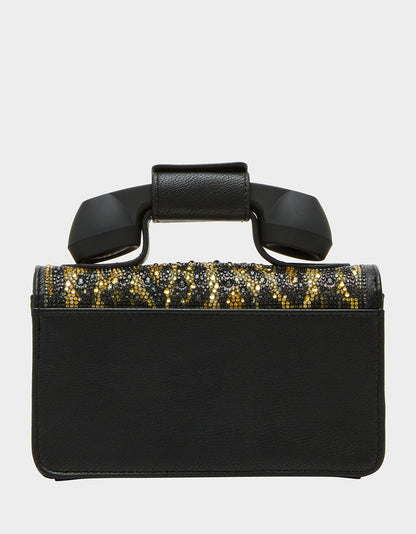 Betsey Johnson KITSCH MINI LEOPARD PHONE BAG LEOPARD Women's Phone-Shaped Kitsch Handbag