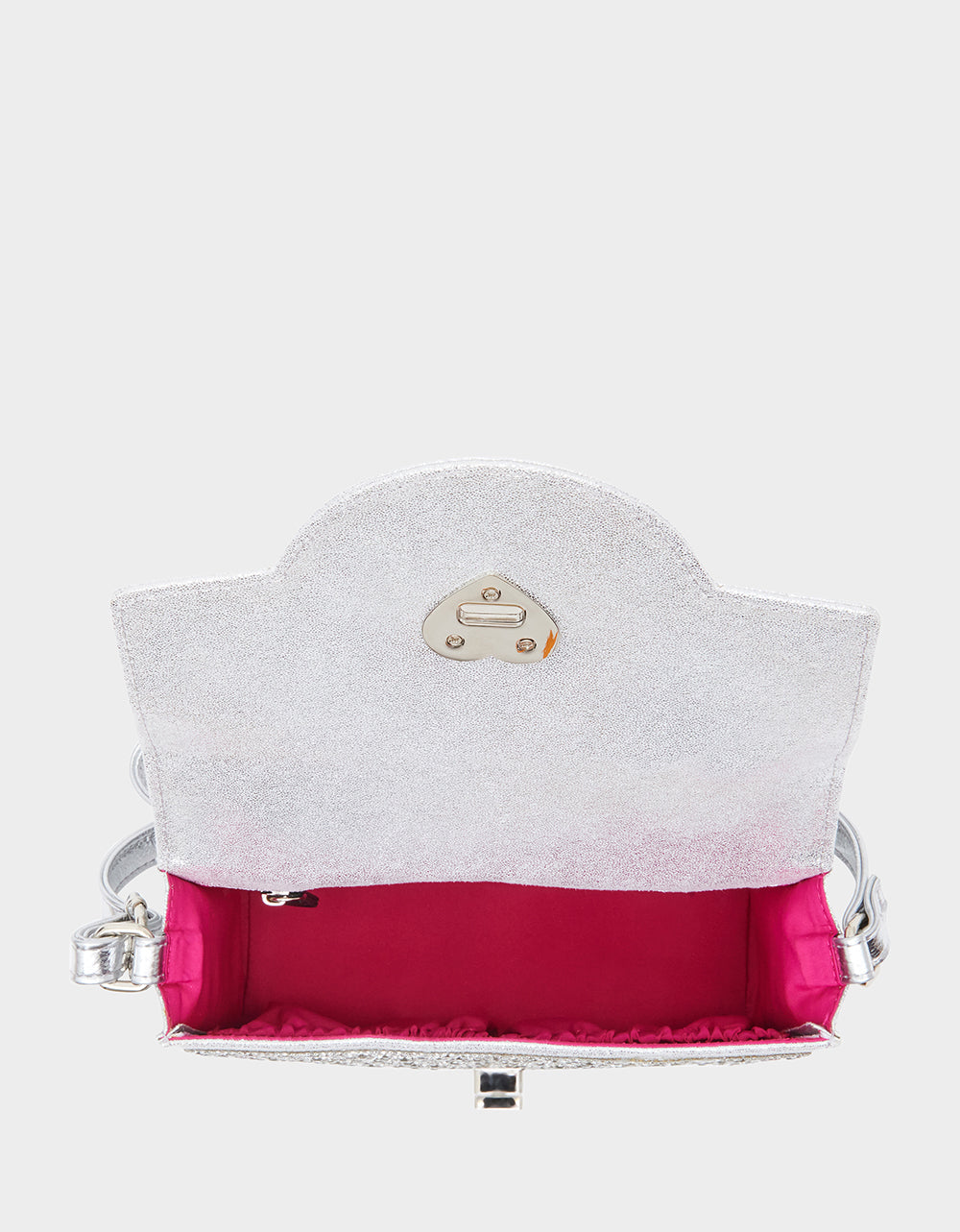 Betsey Johnson KITSCH MILLION STARS PHONE BAG SILVER