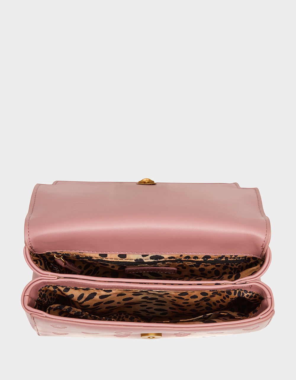 Betsey Johnson SKULLICIOUS TOP HANDLE BLUSH Women's Blush Pink Skull Top Handle Handbag with Crossbody Strap