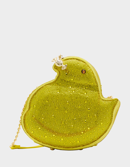 Betsey Johnson KITSCH PEEPS CHICK YELLOW