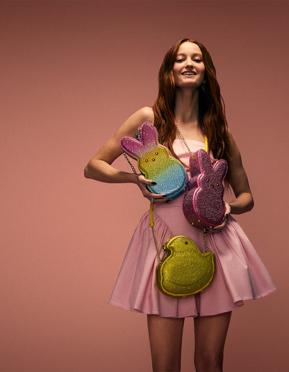 Betsey Johnson KITSCH PEEPS CHICK YELLOW