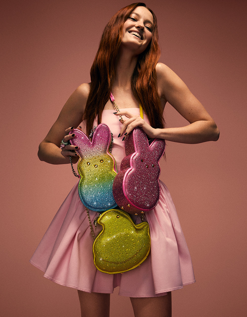 Betsey Johnson KITSCH PEEPS CHICK YELLOW