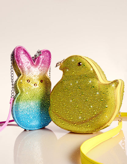 Betsey Johnson KITSCH PEEPS CHICK YELLOW